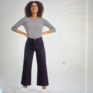 Everlane wide legged crop pant